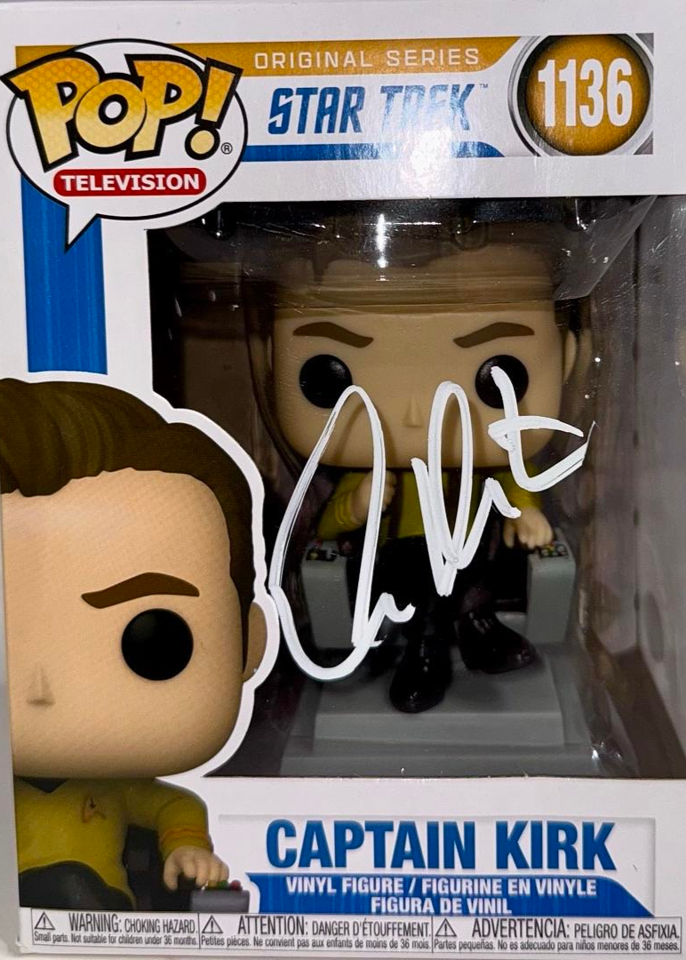 William Shatner Signed Funko Pop #1136 "Captain Kirk" (Star Trek) - JSA COA #02